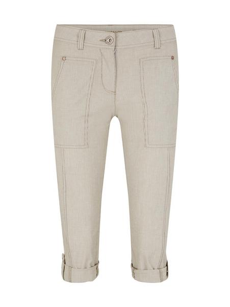 Tom Tailor Tapered relaxed - 29372/green thin stri