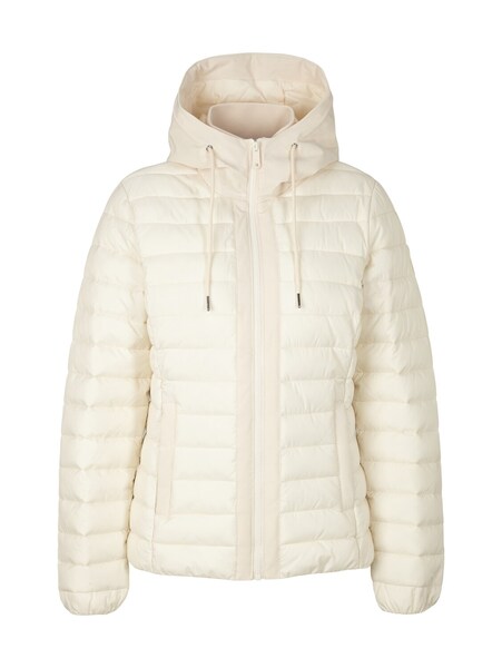 hooded lightweight jacket - 28130/soft buttercream