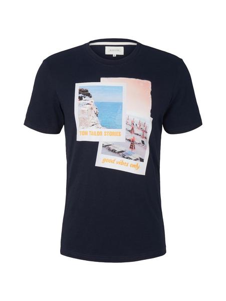 photoprint t-shirt - 10668/Sky Captain Blue