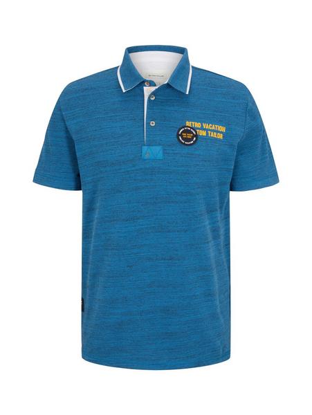decorated polo - 28853/vallarta blue
