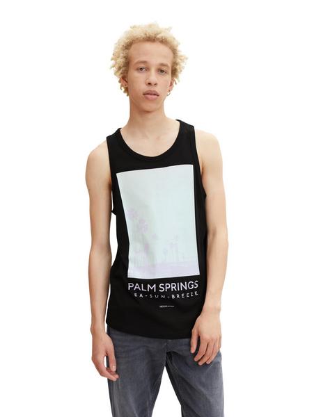 printed tanktop - 29999/Black