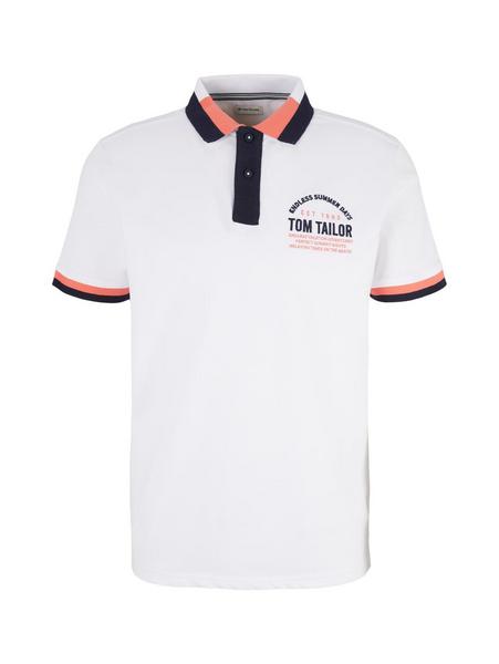 polo with statement collar - 20000/White