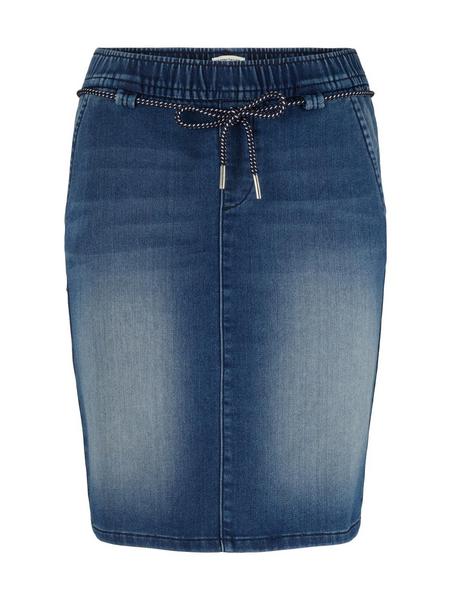 skirt denim - 10282/dark stone wash denim