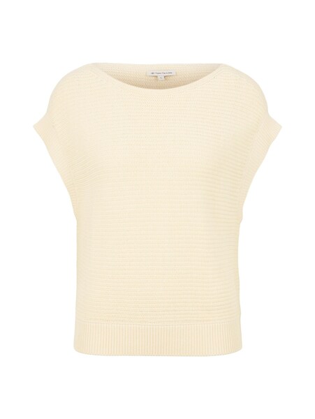 Knit pullover sleeveless - 28130/soft buttercream