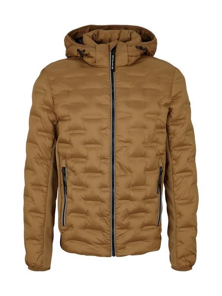 hybrid jacket with hood - 15078/Otter Brown