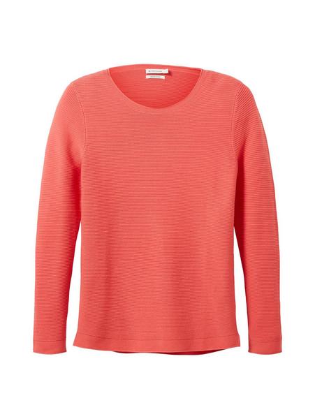 sweater new ottoman - 12230/Smooth Papaya Red