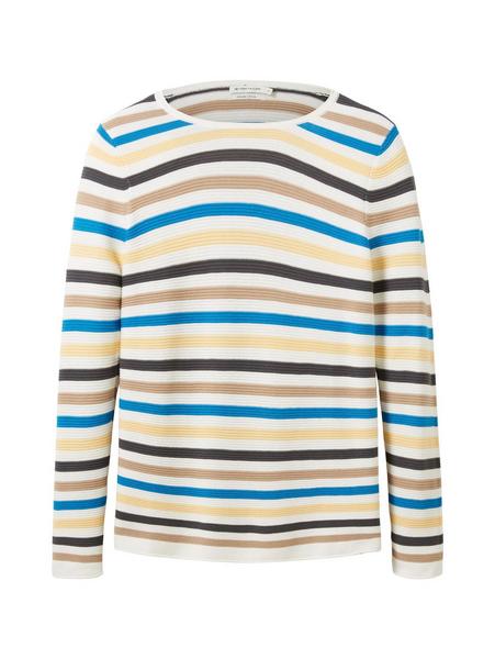 sweater new ottoman - 30353/blue multicolor stripe