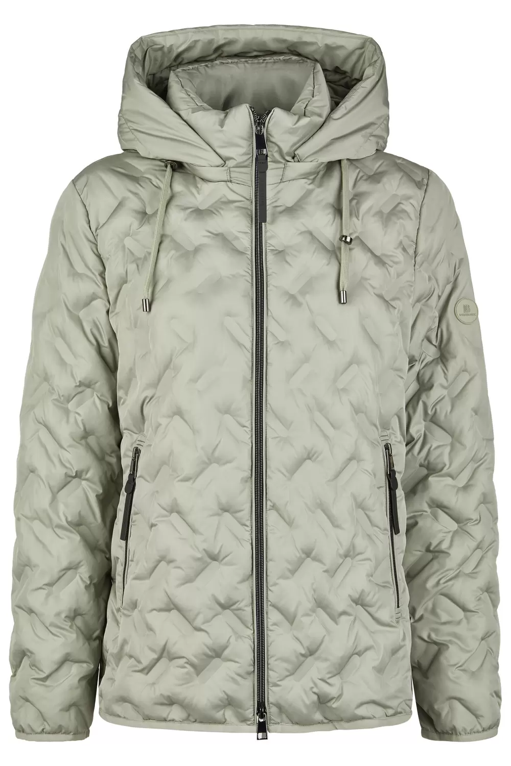 Jacke Stepp mit Kapuze - 648/smoke green