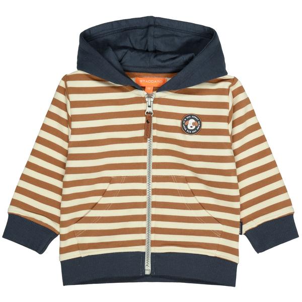 Kn.-Sweatjacke - 700/CAMEL STR.