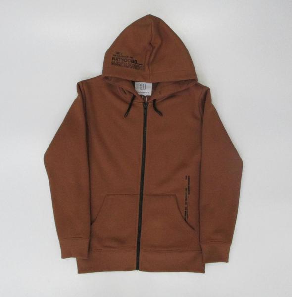 Kn.-Kap.-Sweatjacke - 616/DARK TOFFEE