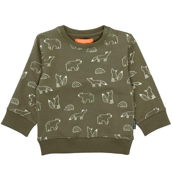Kn.-Sweatshirt - 500/OLIVE AOP