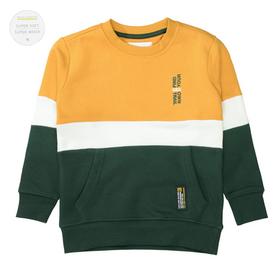 Sweatshirt mit Colour-Blocking