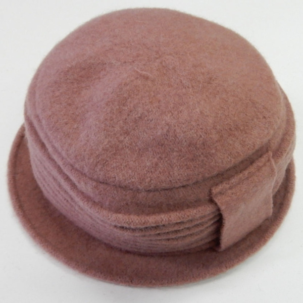 Wollhut m. Lasche - 408/DUNKELROSE