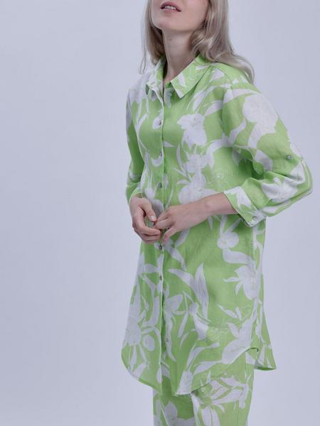 Bluse, 2-farbiger Druck