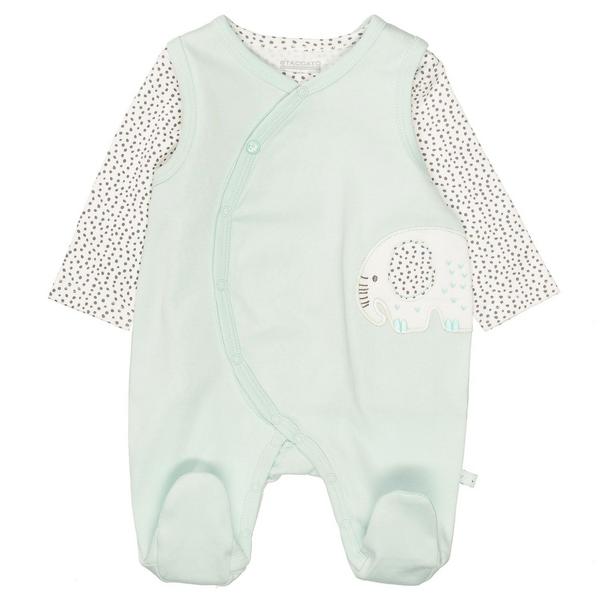 Strampler+Shirt - 522/FRESH MINT