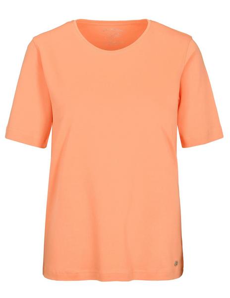 (S)NOS Rdh.-Shirt, 1/2 Arm,uni - 420/420 ORANGE
