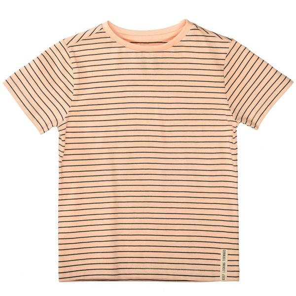 Kn.-T-Shirt - 419/LIGHT ORANGE STR.
