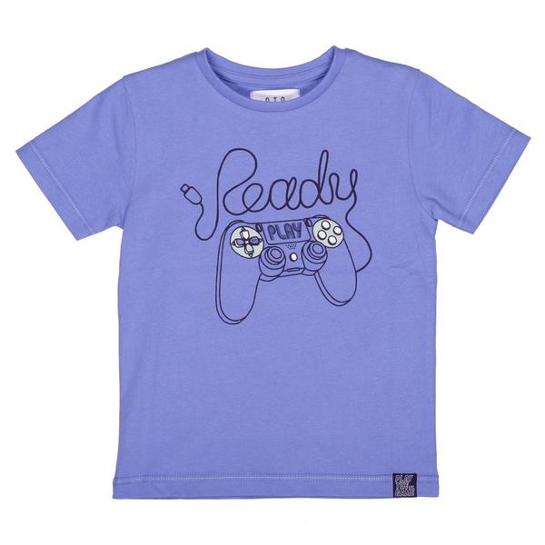 Kn.-T-Shirt - 615/BLUE LILAC