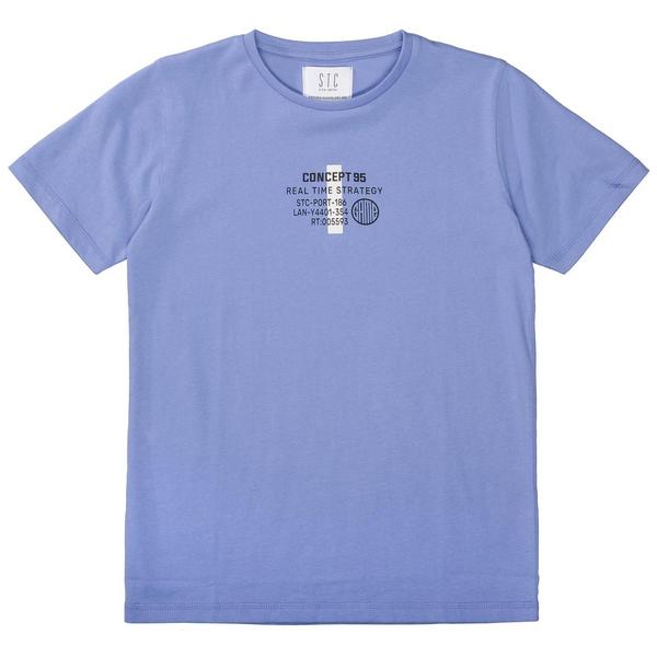 Kn.-T-Shirt - 615/BLUE LILAC