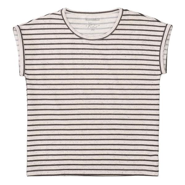 Md.-T-Shirt,Streifen - 802/GRAPHITE-STR.