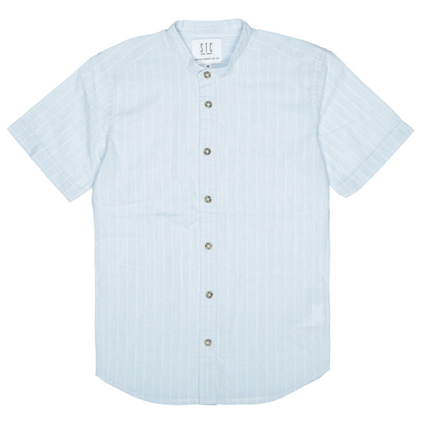 Kn.-Hemd, Streifen - 622/SKY-STR.