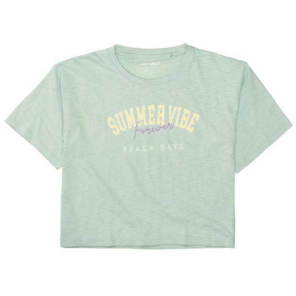 Md.-Boxy T-Shirt - 520/OCEAN GREEN
