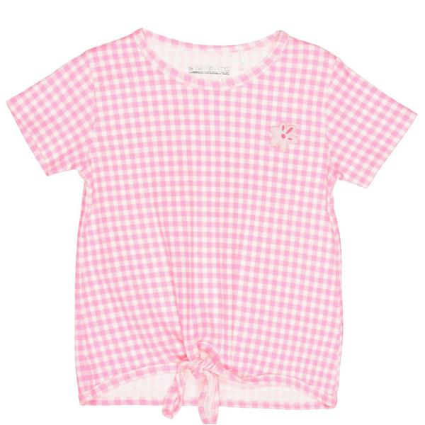 Md.-T-Shirt,Vichy Karo - 413/BRIGHT PINK-KARO