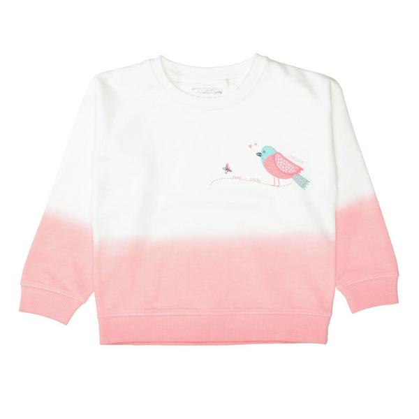 Md.-Sweatshirt - 417/FLAMINGO-DIP DYE