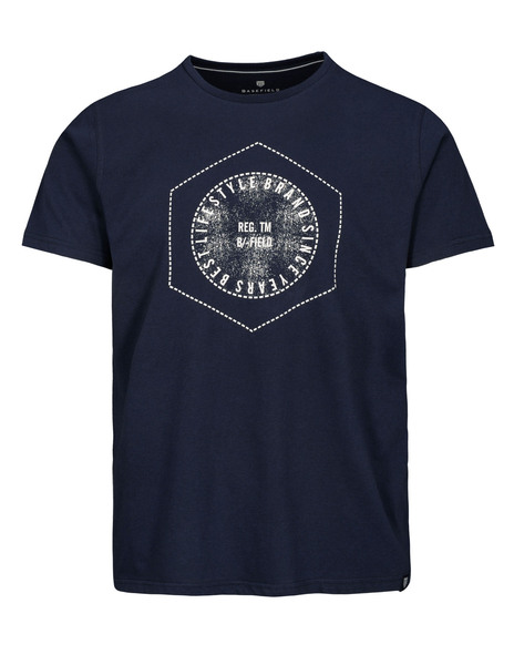 Rundhals T-Shirt 1/2 Arm - 606/BLUE NAVY