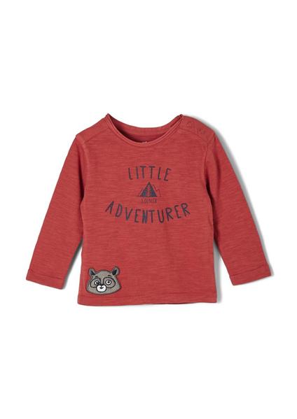 T-Shirt langarm - 3840/dark red