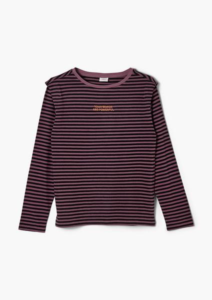 T-Shirt langarm - 47G5/purple str