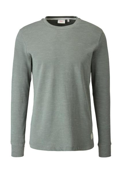 T-Shirt langarm - 67W4/petrol mel