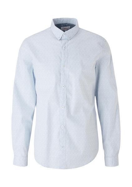 Hemd langarm - 01A1/white AOP