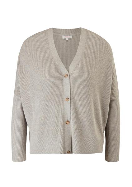 Jacke langarm - 83W1/taupe mela