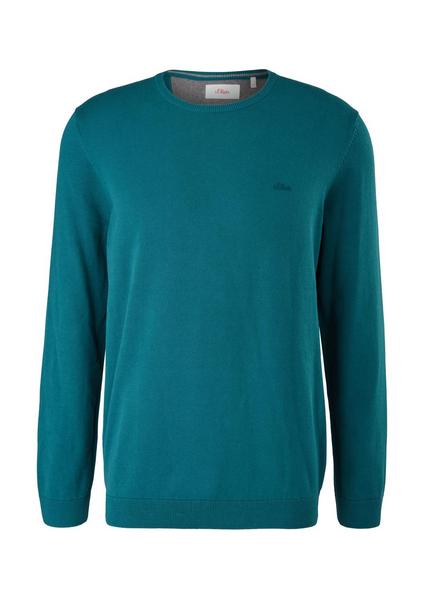 Pullover langarm - 6765/petrol ess