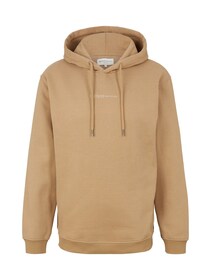 hoody with print - 12912/Splashed Clay Beige