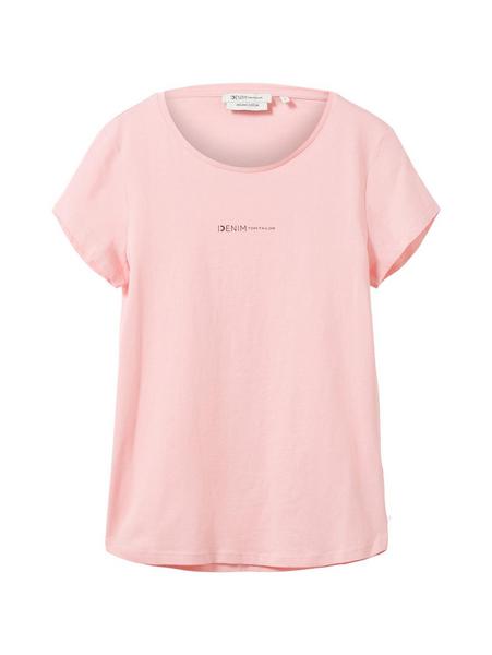 slim fitted logo tee - 19765/soft pink