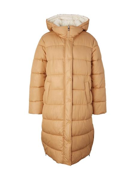 reversible puffer coat - 27841/soft light camel
