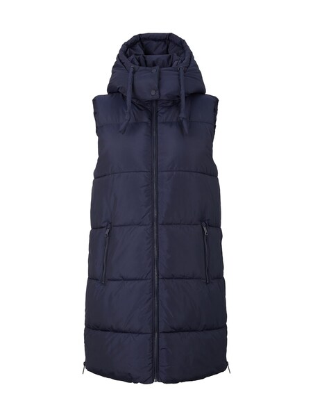 long modern vest - 30025/navy midnight blue