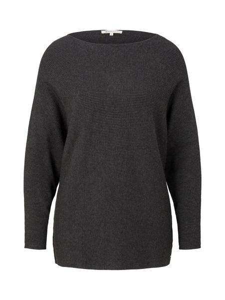 batwing pullover - 10522/Shale Grey Melange