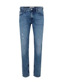 DENIM TOM TAILOR slim PIERS, Destroyed Light Stone Blue Den