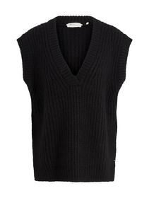 v-neck knit vest