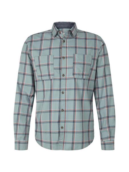 flanell checked shirt - 30781/light ice blue multi