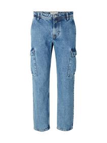 DENIM TOM TAILOR LOOSE Cargo - 10118/Used Light St