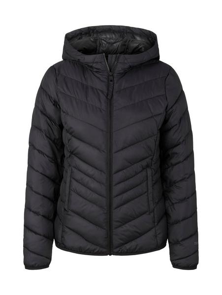 light weight puffer jacket - 14482/deep black