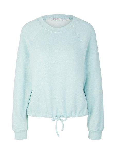 cozy roundneck T-Shirt - 30564/reef blue melange