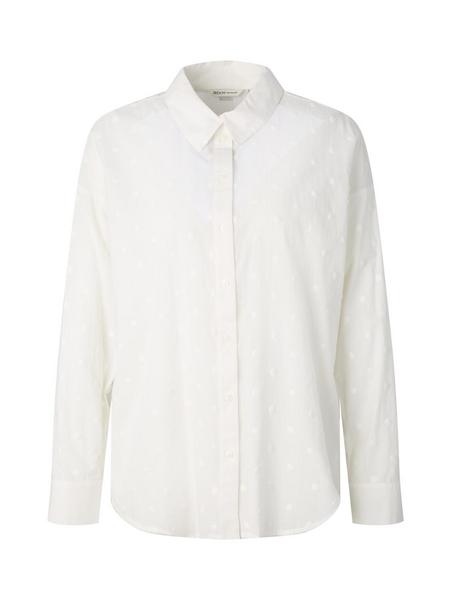 oversized shirt - 10348/Gardenia White