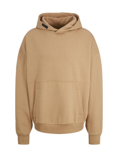 oversized cutline hoody - 12912/Splashed Clay Beig