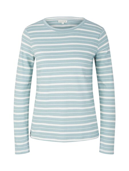 crew neck stripe longsleeve - 30934/tourmaline off