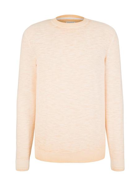 washed crewneck knitter - 22225/washed out orange